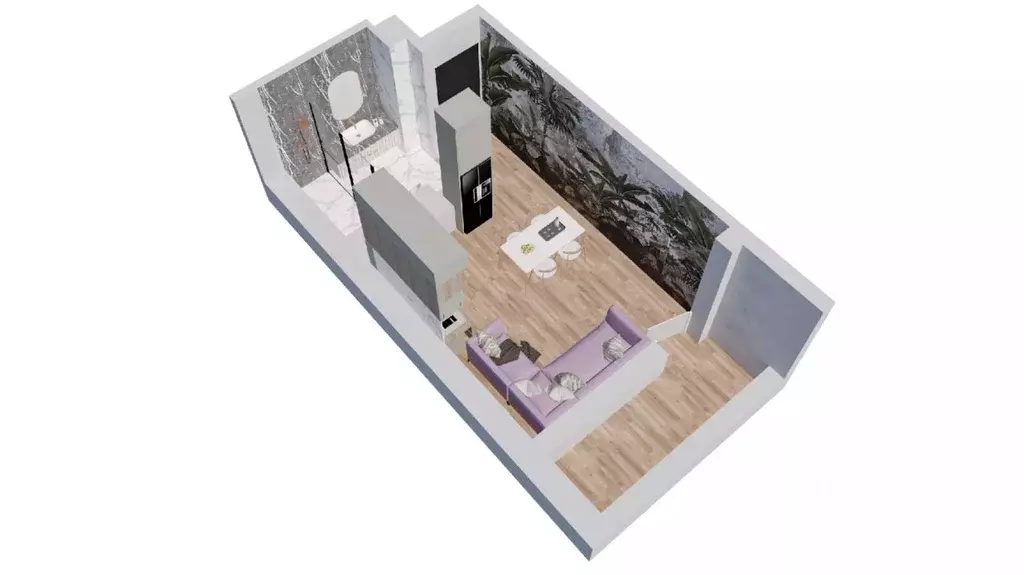 Студия Ростовская область, Батайск ул. Булгакова, 11 (25.28 м) - Фото 1