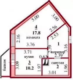 1-к кв. Липецкая область, Липецк ул. Леонтия Кривенкова, 33 (41.1 м) - Фото 2