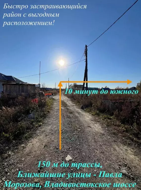 Участок в Хабаровский край, Хабаровский район, с. Сосновка  (10.0 ... - Фото 2