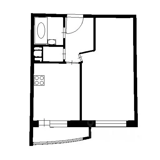 1-к кв. Ленинградская область, Всеволожский район, д. Новое Девяткино ... - Фото 2