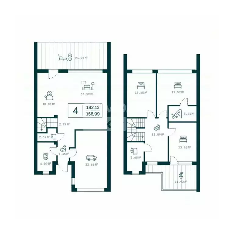 Таунхаус в Липецкая область, Липецкий муниципальный округ, с. Ленино ... - Фото 2