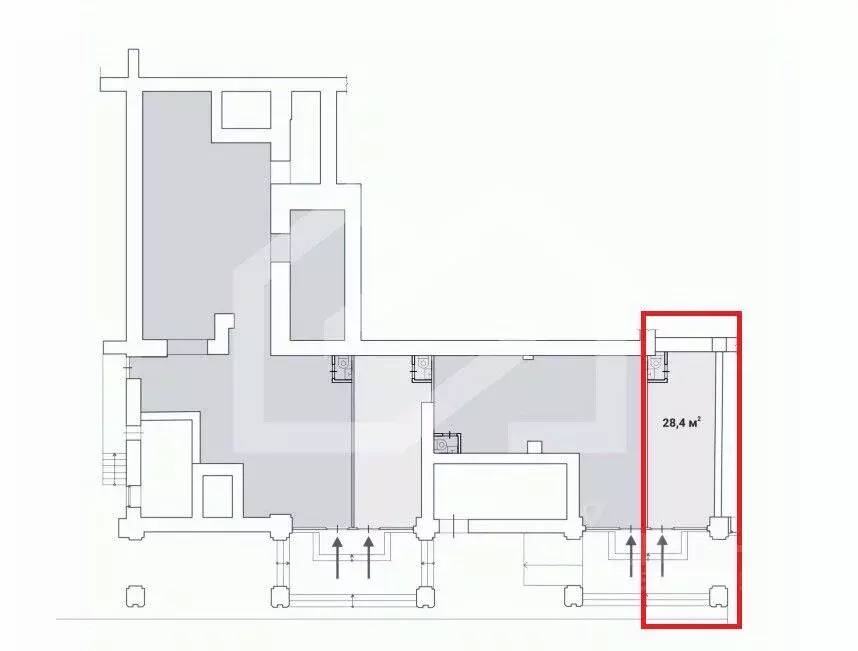 Помещение свободного назначения в Москва Долгоруковская ул., 40 (28 м) - Фото 2