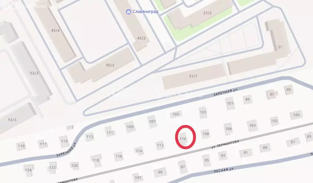 Участок в Семилуки, микрорайон Южный, улица Лермонтова, 110 (8.58 м) - Фото 2