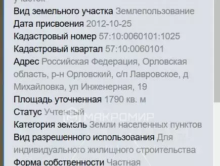 Участок в Орловская область, Орловский муниципальный округ, д. ... - Фото 1