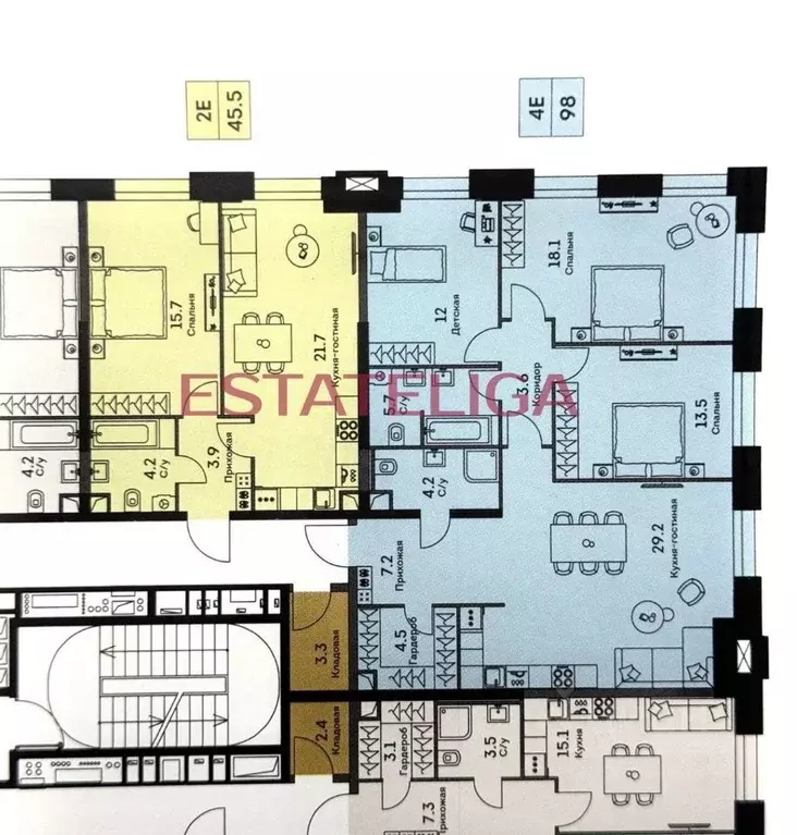 5-к кв. Москва ул. Архитектора Власова, 71к2 (147.0 м) - Фото 0