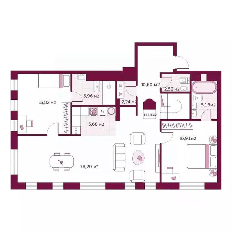 2-к кв. Тюменская область, Тюмень ул. Герцена, 33 (164.51 м) - Фото 0