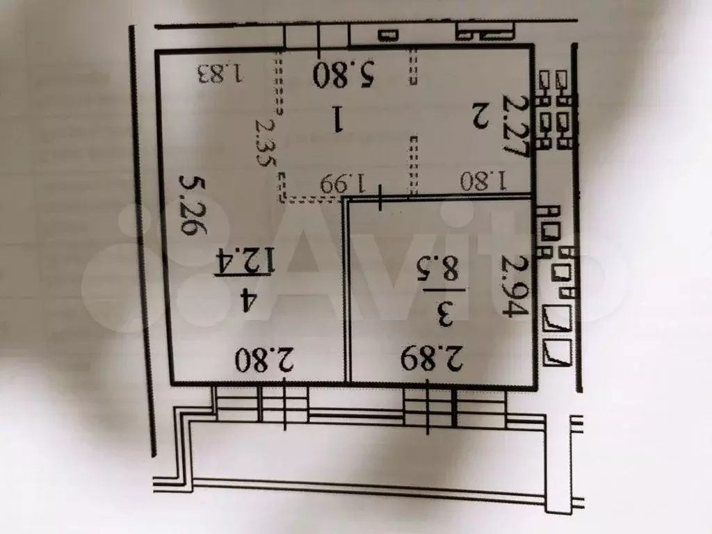 1-к. квартира, 29,5 м, 9/9 эт. - Фото 0