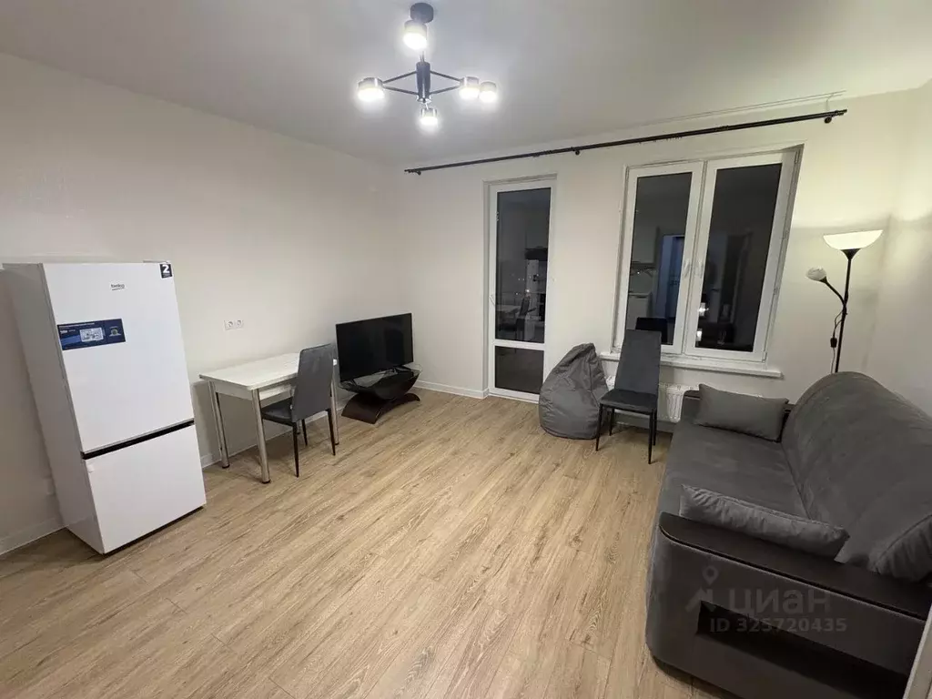 Студия Москва № 61 кв-л, 14 (29.0 м) - Фото 1