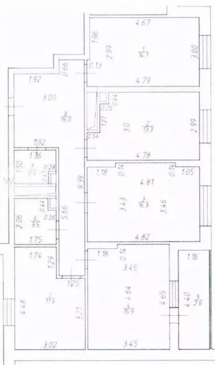 4-к кв. Татарстан, Казань ул. Алексея Казем-Бека, 8 (96.0 м) - Фото 2