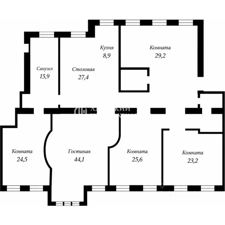 5-к кв. Санкт-Петербург наб. Канала Грибоедова, 71 (243.0 м) - Фото 2
