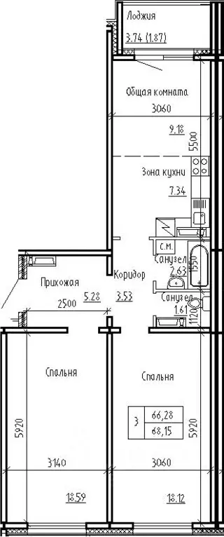 2-к кв. Новосибирская область, Новосибирский район, Мичуринский ... - Фото 0