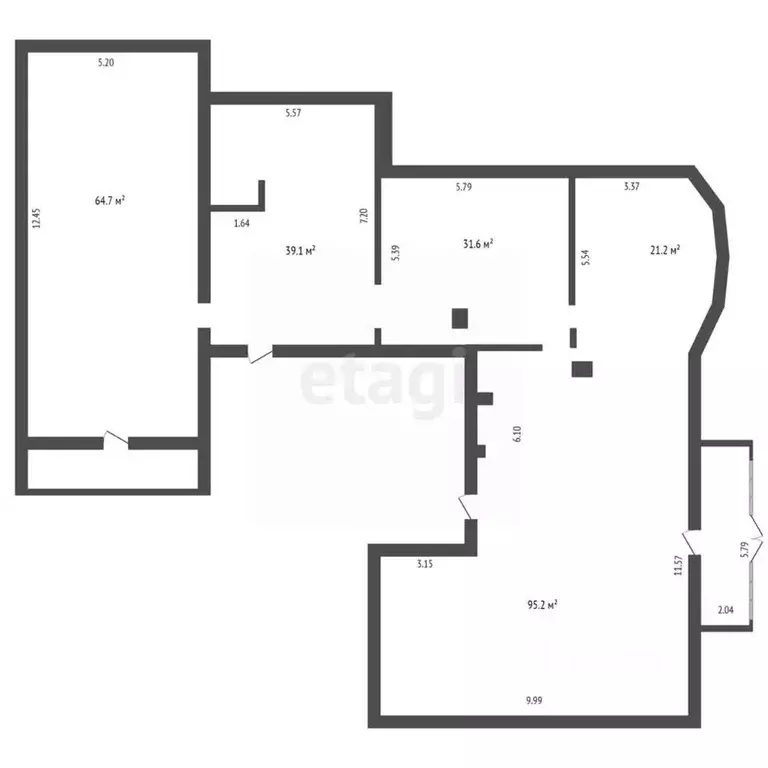 5-к кв. Тюменская область, Тюмень ул. Республики, 171к2 (251.8 м) - Фото 1