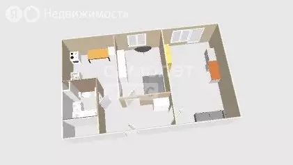 2-комнатная квартира: Москва, улица Миклухо-Маклая, 57к1 (44.9 м) - Фото 2