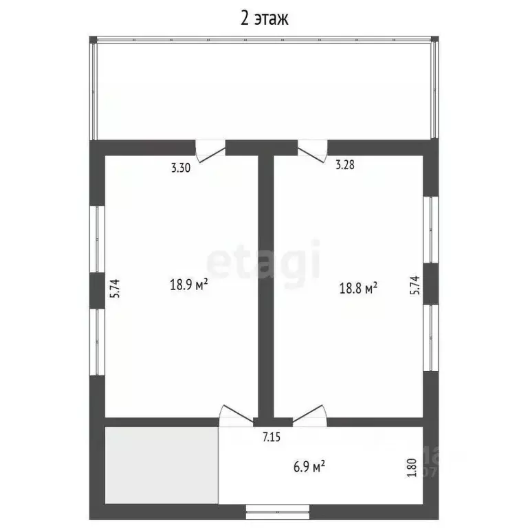 Дом в Ярославская область, Рыбинский муниципальный округ, д. Волково ... - Фото 2
