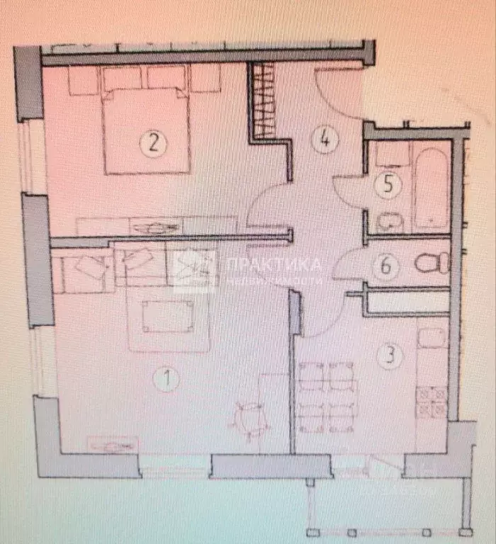 2-к кв. Московская область, Красногорск городской округ, Сабурово пгт ... - Фото 2