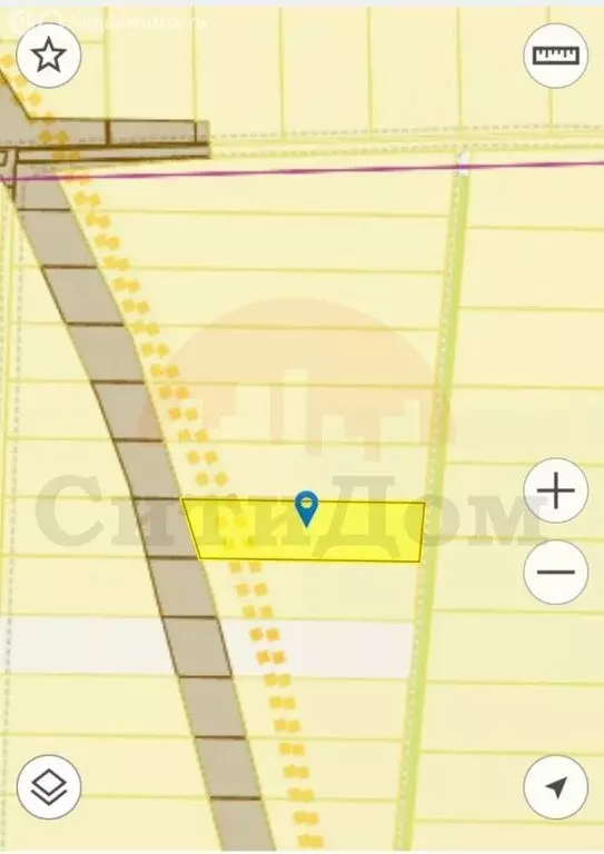 Участок в Крымское, Полевая улица (495 м) - Фото 1