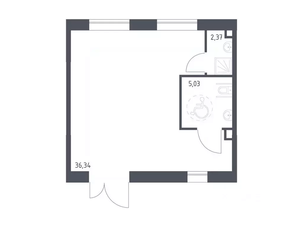 Помещение свободного назначения в Москва Цветочные Поляны жилой ... - Фото 1
