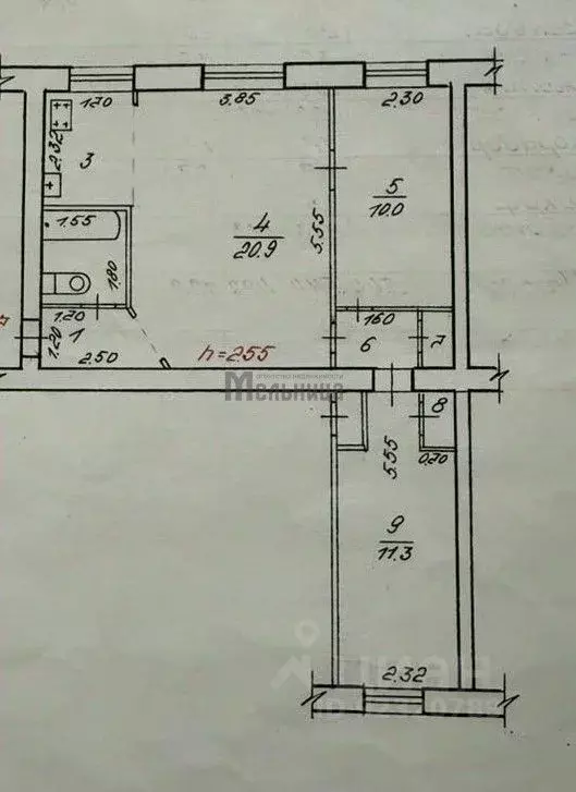3-к кв. Волгоградская область, Волгоград Даугавская ул., 4 (55.0 м) - Фото 2