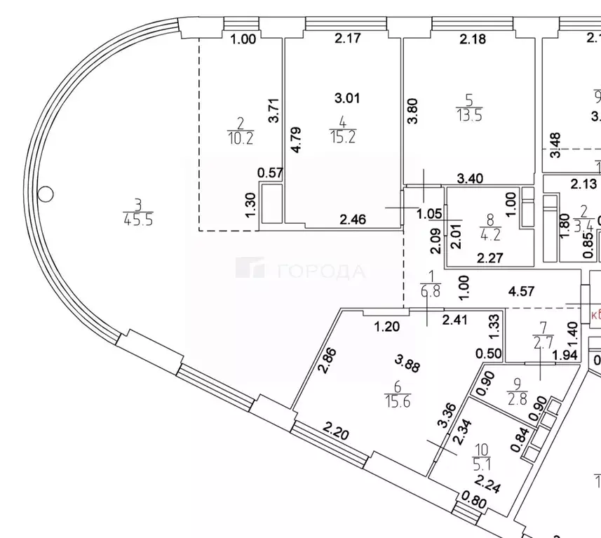 4-к кв. Москва Профсоюзная ул., 2/22 (121.6 м) - Фото 2
