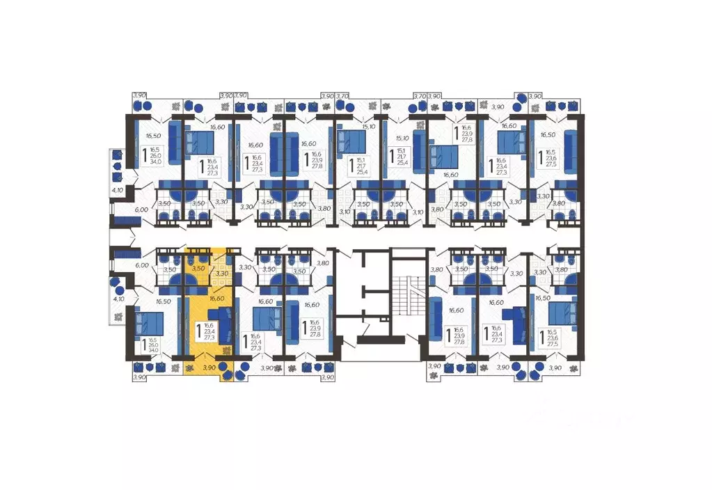 1-к кв. Краснодарский край, Сочи ул. Искры, 88лит4 (24.6 м) - Фото 1