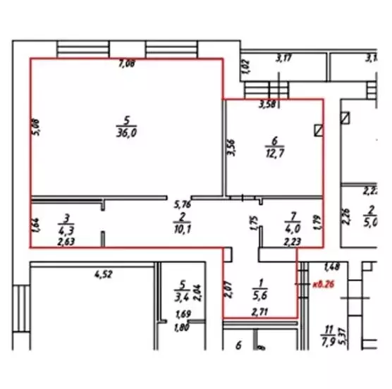 2-комнатная квартира: Кострома, 7-й Окружной проезд, 5 (74.3 м) - Фото 1