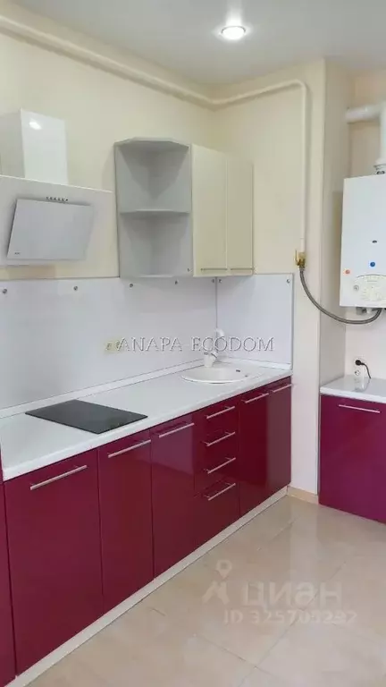 1-к кв. Краснодарский край, Анапа Алексеевка мкр, ул. Лазурная (43.7 ... - Фото 2