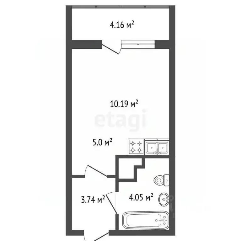 Студия Ленинградская область, Всеволожский район, Заневское городское ... - Фото 2