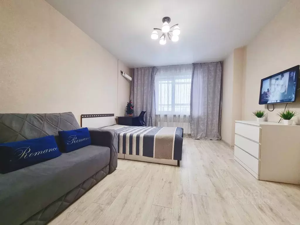 1-к кв. Татарстан, Казань ул. Хусаина Мавлютова, 17Ек3 (42.0 м) - Фото 0