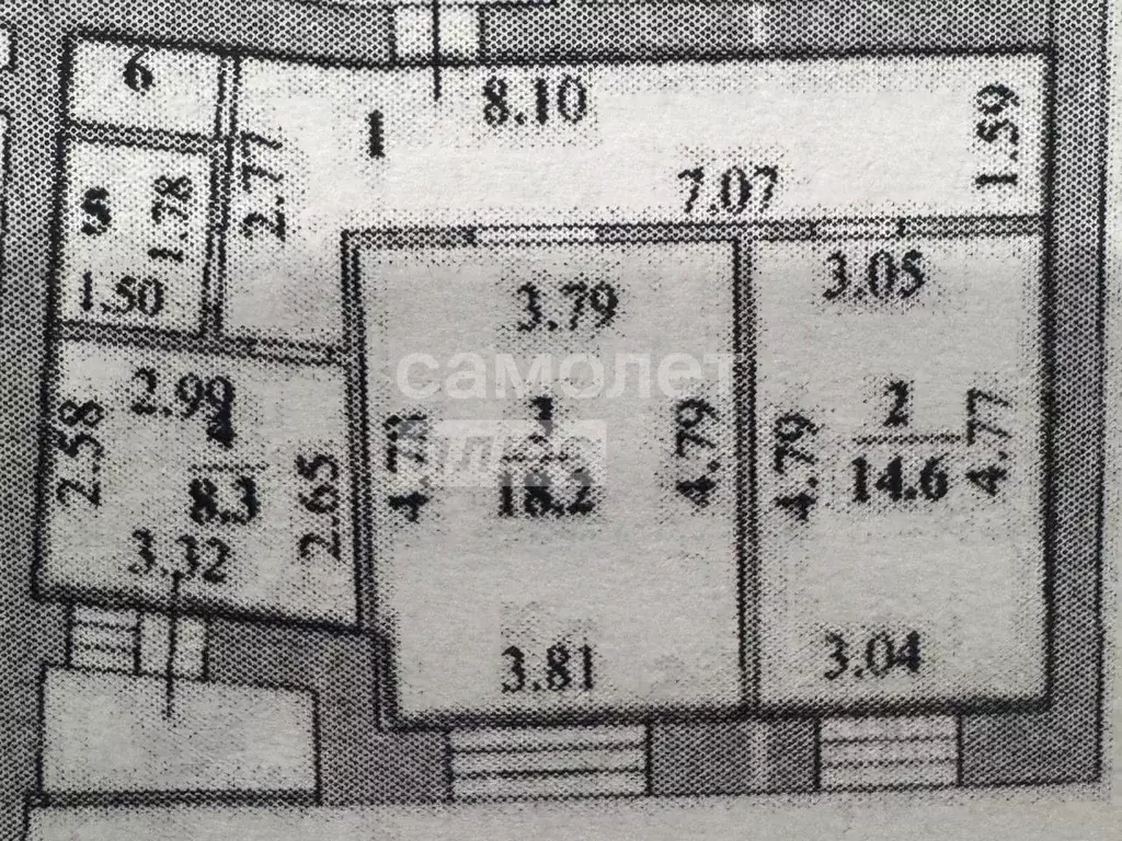 2-к кв. Липецкая область, Липецк ул. А.Г. Стаханова, 61 (59.9 м) - Фото 2