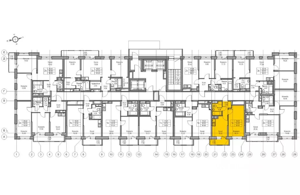 1-к кв. Санкт-Петербург ул. Ивинская, 1к3 (34.28 м) - Фото 1