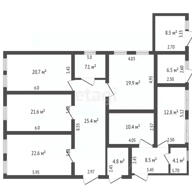 Дом в Крым, Алушта муниципальный округ, с. Рыбачье ул. Бедненко (173 ... - Фото 1