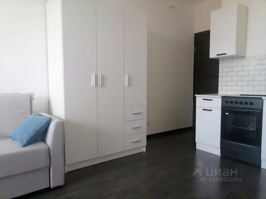 Студия Санкт-Петербург аллея Арцеуловская, 21 (24.3 м) - Фото 2