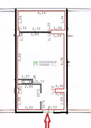 Студия Севастополь ул. Летчиков, 10к4 (35.0 м) - Фото 2