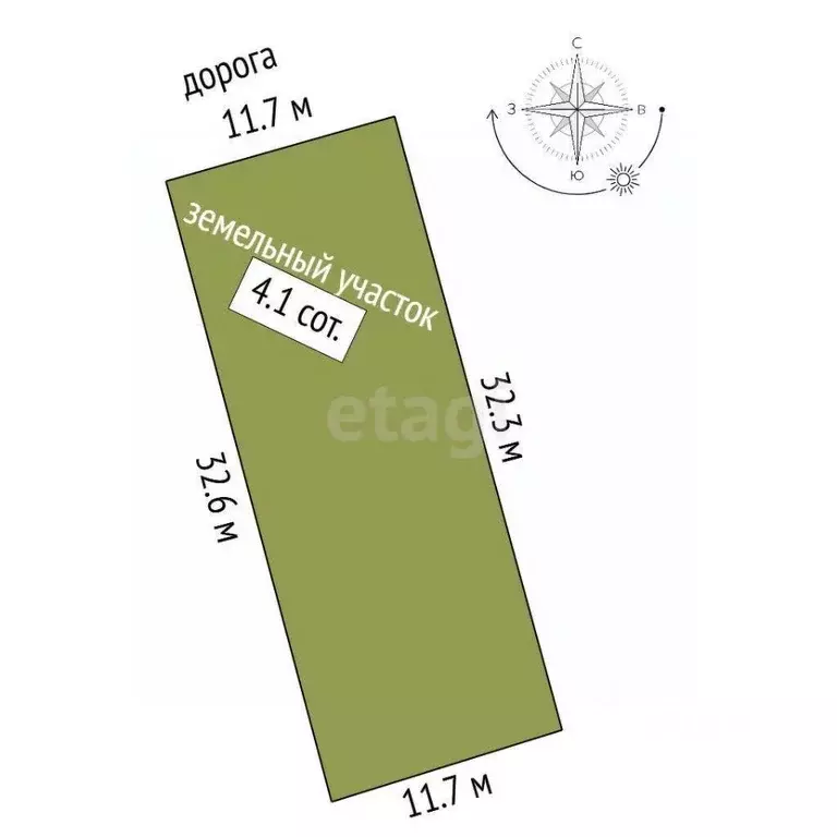 Участок в Ростовская область, Таганрог Андреевский жилой комплекс ... - Фото 2