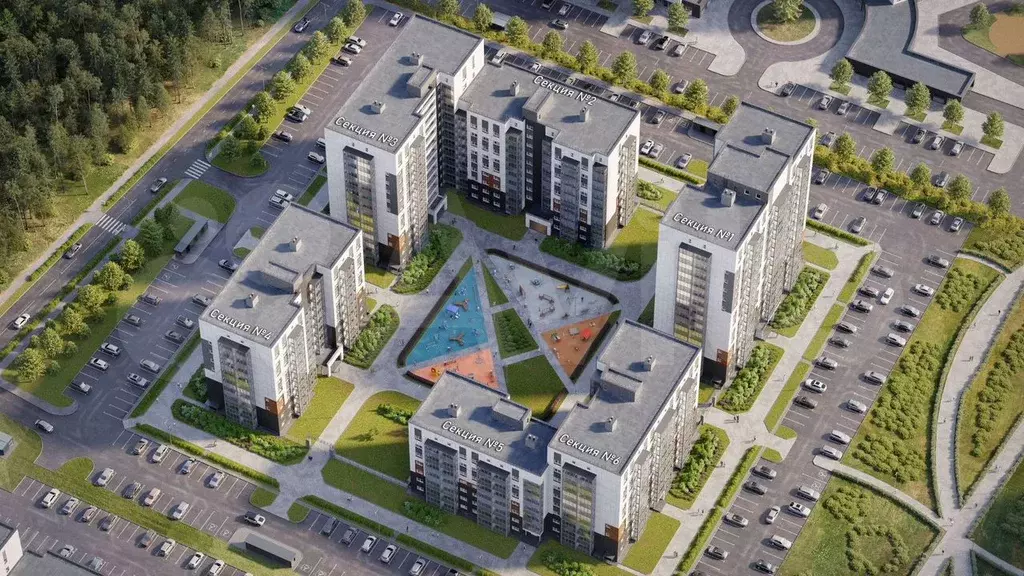 2-к. квартира, 54 м, 8/9 эт. - Фото 1