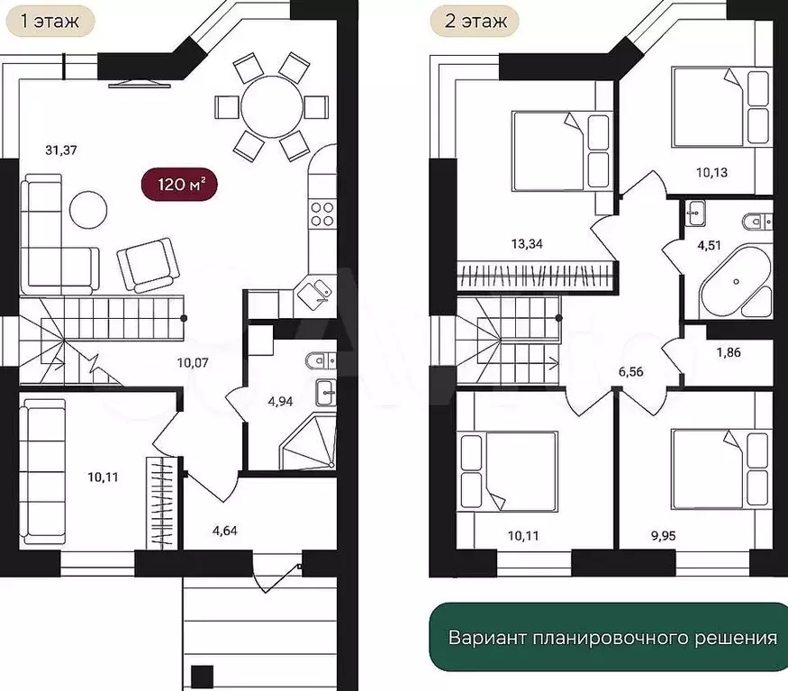Коттедж 120 м на участке 4 сот. - Фото 0