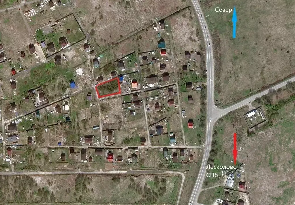 Участок в Ленинградская область, Всеволожский район, Лесколовское ... - Фото 1