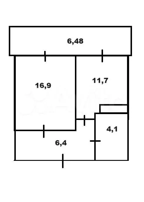 1-к. квартира, 40 м, 2/9 эт. - Фото 0