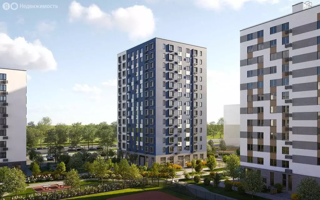 3-комнатная квартира: Лаголово, жилой комплекс А101 Лаголово (74.06 м) - Фото 2