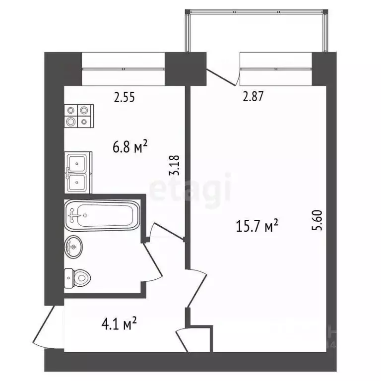1-к кв. Владимирская область, Петушки ул. Строителей, 8 (29.5 м) - Фото 2