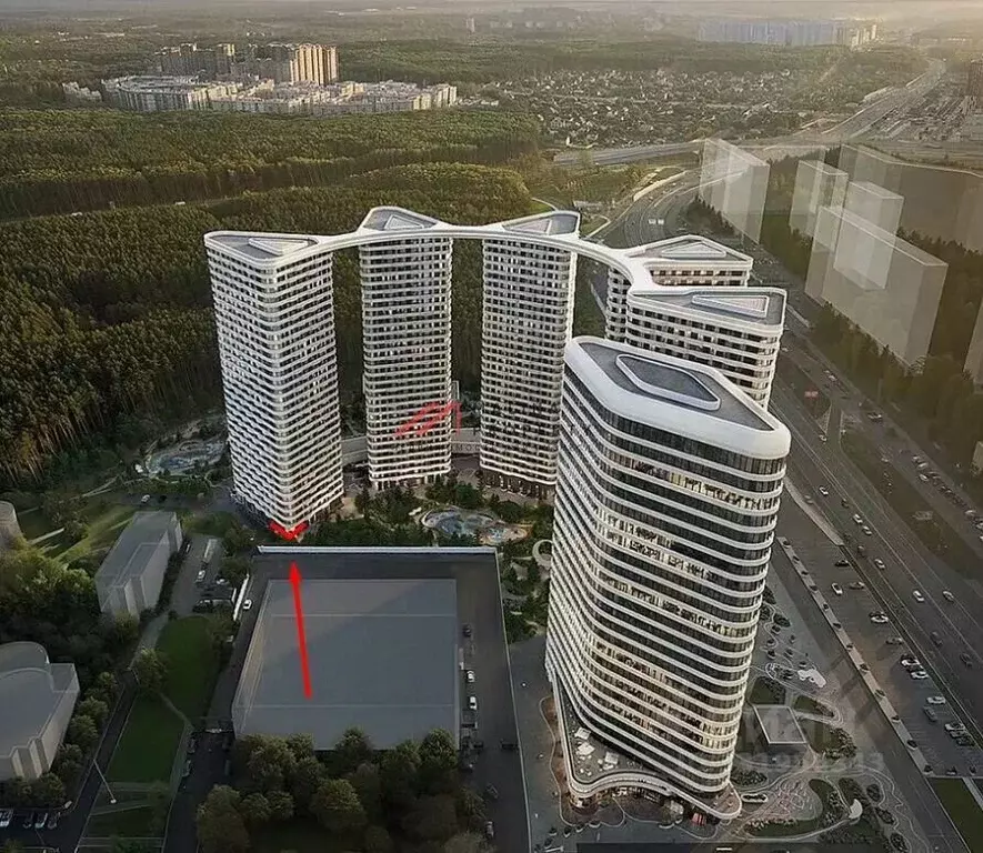 Торговая площадь в Москва Родина Парк жилой комплекс, к1 (78 м) - Фото 1