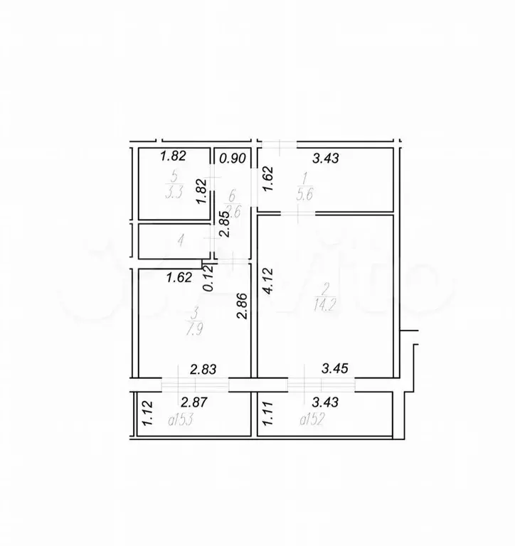 1-к. квартира, 35,1 м, 10/10 эт. - Фото 0
