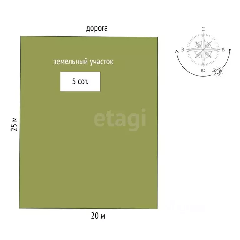 Участок в Ростовская область, Аксайский район, Рассветовское с/пос, ... - Фото 2