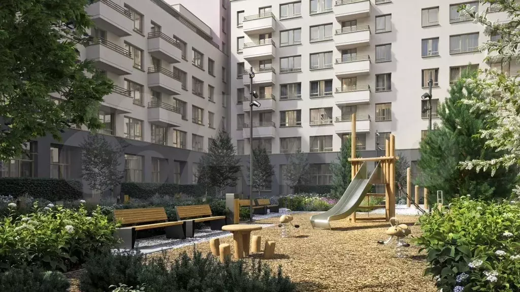 1-к. квартира, 39 м, 7/9 эт. - Фото 1