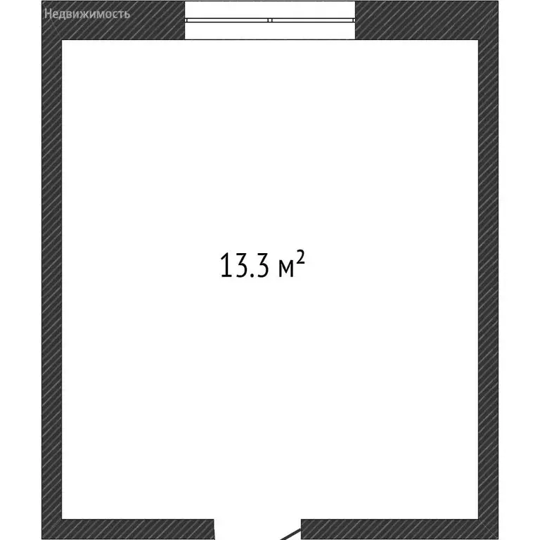 1к в -комнатной квартире (13.1 м) - Фото 1