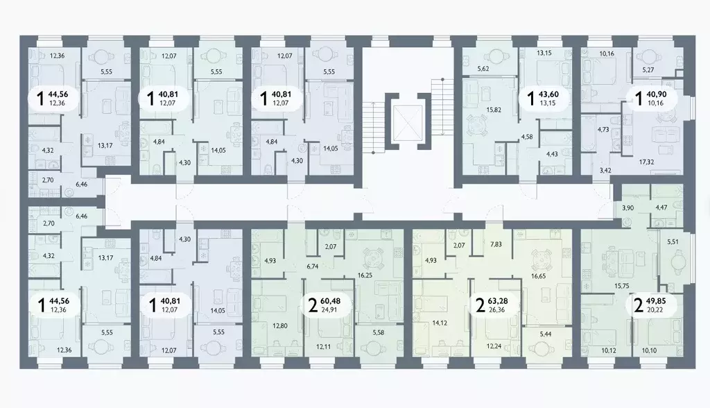 1-к кв. Брянская область, Брянский район, пос. Мичуринский, ... - Фото 2