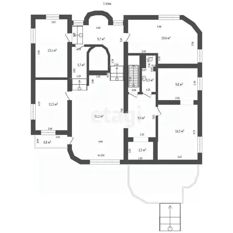 Дом в Забайкальский край, Чита Светлый мкр, 184 (479 м) - Фото 2