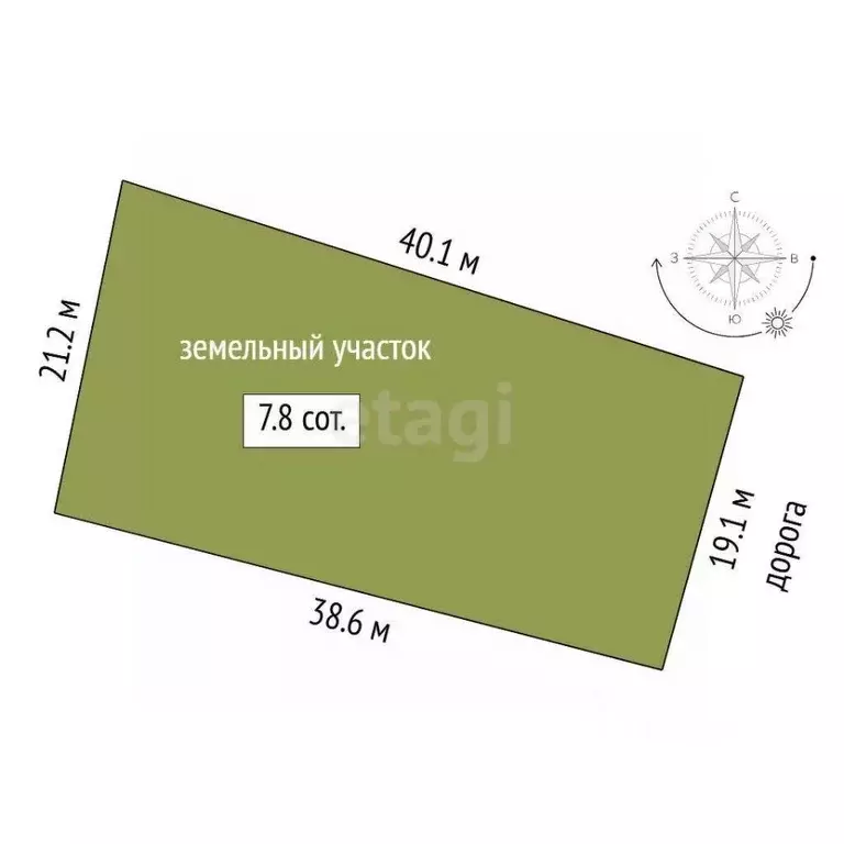 Участок в Тюменская область, Нижнетавдинский муниципальный округ, ... - Фото 1