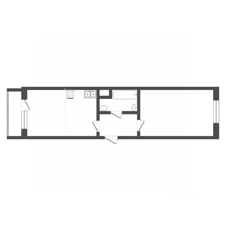 1-к кв. Тюменская область, Тюмень Мелиораторов мкр, ул. Сидора ... - Фото 2