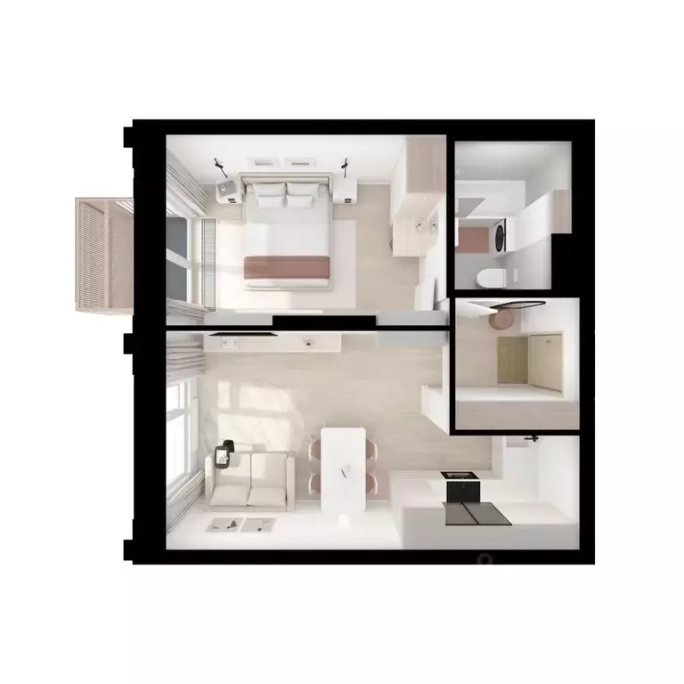 1-к кв. Москва Алтуфьевское 53 жилой комплекс, 1.1 (35.9 м) - Фото 2